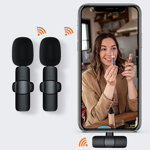 Micrófono Lavalier K9 K8 K35 1 Drag 2, 2.4GHz, 2 en 1, Micrófonos Mini Portátiles Inalámbricos para Grabación, para iPhone y Android - Product Image 6