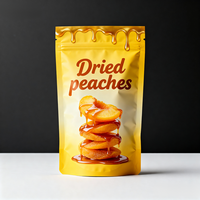 Pochette personnalisée OEM ODM avec fermeture éclair pour fruits secs, banane, citrouille, pêche, durian, chips de mangue, sac en mylar refermable