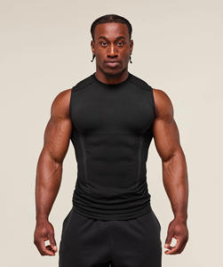 Fitness Men's Fleece Moisture-Wicking Slim-Fit Casual Breathable <b>Tight</b>-Fitting 3D Printed Shirt Running Training - Product Image 1
