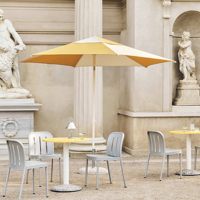 2026 Luxuriöser 3 m großer sechseckiger Aluminium-Sonnenschirm mit Doppelüberdachung für den Außenbereich, ideal für Restaurants, Gärten und Pools