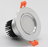 Lampu Sorot LED untuk Rumah Lampu Sorot Plafon Tersembunyi Bersertifikasi CE Rohs 3w 5w 7w 9w 12w Aluminium 80 COB Penutup PC Lampu Sorot Pump