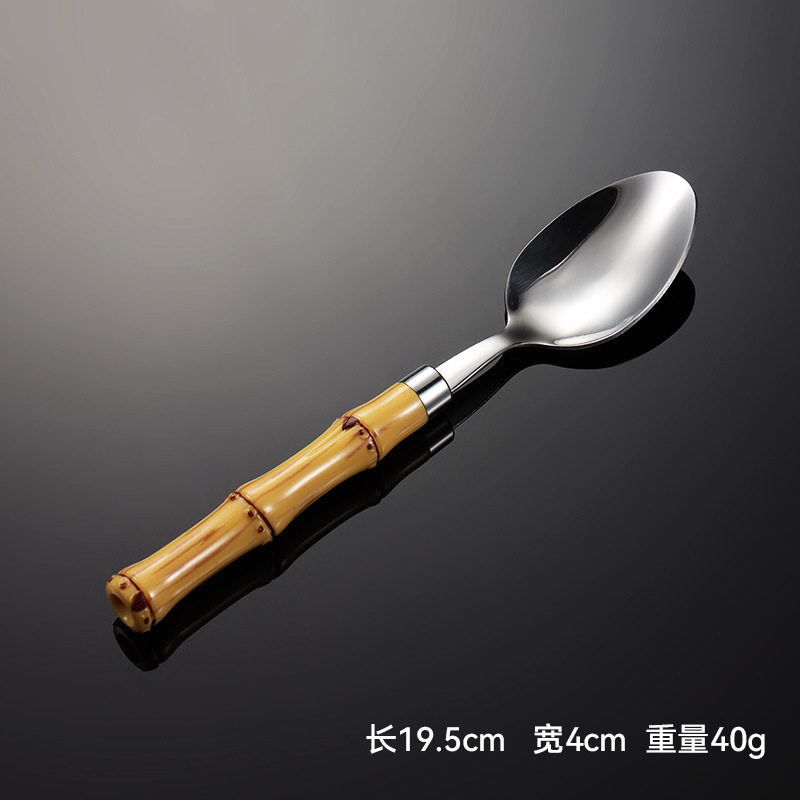 Neues Design Einzigartige Bambus form Edelstahl Besteck Set Lffel Gabeln  Messer Besteck Mit Bambus Muster Griff| Alibaba.com