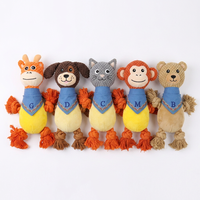 Jouets pour animaux de compagnie OEM ODM, série de simulation pour chiens, jouets interactifs sonores pour petits chiens, jouets de tirage à la main pour chiens, vente en gros
