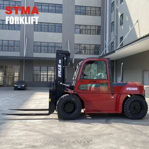 Chariot élévateur diesel STMA 10 <span class=keywords><strong>Tn</strong></span> 10 tonnes FD100 Qatar avec longueur de fourche de 1220 mm - Product Image 1