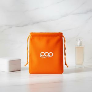 Bolsa de Almacenamiento con Cordón de Terciopelo Sellada, Ecológica y Duradera de 10x15cm para Auriculares, Joyas, Baterías Externas - Product Image 1