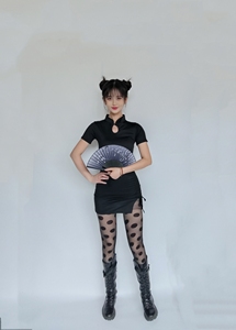 Đồ lót nữ bán chạy, tất lưới cao eo gợi cảm với tất trong suốt, dệt kim dày dặn, có gót. - Product Image 5