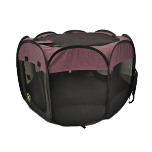 بيع بالجملة أكسفورد أسلاك الفولاذ الحيوانات الأليفة خيمة بسيطة مثمنة سياج قفص القطط داخلي خارجي قابل للطي سحاب بيت بيت القط المعزول - Product Image 4