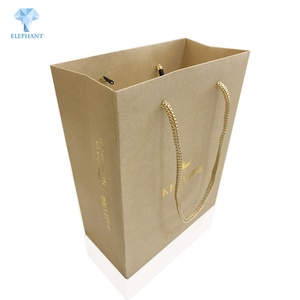 Bolsa de Papel para Regalo con Diseño Personalizado, Bolsa de Papel Kraft Marrón Artesanal con Asa - Product Image 1
