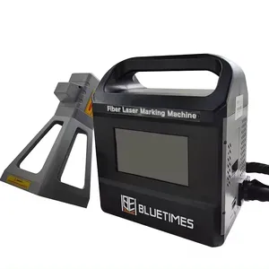 BLUETIMES 20W 30w 50w Machine de marquage laser à fibre portable optique sur métal aluminium résine Mini petit marqueur laser