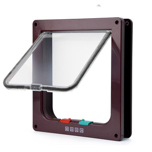 ประตูสัตว์เลี้ยงขายดีควบคุมทิศทางการเข้าและออกได้อย่างแม่นยำเพื่อสร้างการเข้าถึงภายในสุนัขและแมวคอกที่แสนสบาย - Product Image 2