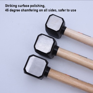 ハーデンマルチツール1000G-2000G高炭素鋼強度ストーニングハンマーウッドハンドル付き - Product Image 4