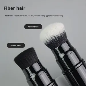 Pinceaux de maquillage Portable unique grand ensemble de pinceaux à poudre <span class=keywords><strong>rétractable</strong></span> visage maquillage Contour <span class=keywords><strong>Blush</strong></span> et pinceaux à poudre de réglage - Product Image 2