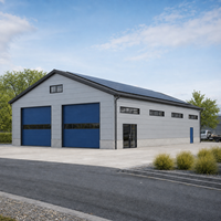 Atelier préfabriqué en structure métallique durable à faible coût Q355B, bâtiment métallique à travée libre pour usage industriel, à vendre