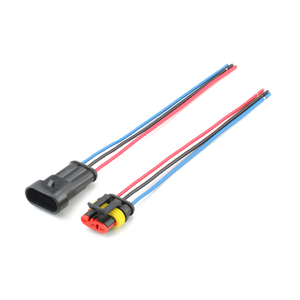 Auto wasserdicht Stecker Buchse 1,5 Tyco Amp Stecker 1 2 3 4 5 6-poliges Kabel Auto Automotive Elektrischer Stecker Auto Kabelbaum - Product Image 4