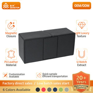 Caja de Juego de Cartas Personalizable Estilo <span class=keywords><strong>Spider</strong></span>-Man, en PU, con Esquinas Cuadradas Verdes, Duradera y Portátil para Oficina/Juegos de Mesa - Product Image 3