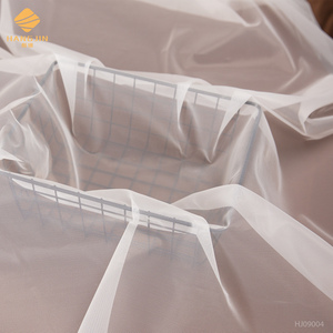 60 "màu đen ổn định Sheer <span class=keywords><strong>Polyester</strong></span> không căng Corset lưới cho lót áo ngực trong suốt Net cup lót 20D Áo ngực ổn định vải - Product Image 6