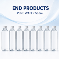 Machine de remplissage automatique de petites bouteilles d'eau, machine de remplissage de liquides 3 en 1, machine de mise en bouteille d'eau minérale, ligne de production SUS304