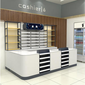 カスタム食料品店現金カウンターファッション大理石小売コンビニエンスストアチェックアウトカウンター現金販売 - Product Image 2