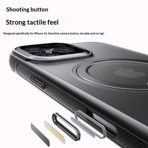 Custodia per telefono con design business, copertura completa per il pulsante della fotocamera, supporto magnetico e funzione stand per la serie 17 - Product Image 3