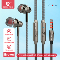 Écouteurs filaires intra-auriculaires de haute qualité avec prise jack 3,5 mm, 1,2 m, stéréo mains libres