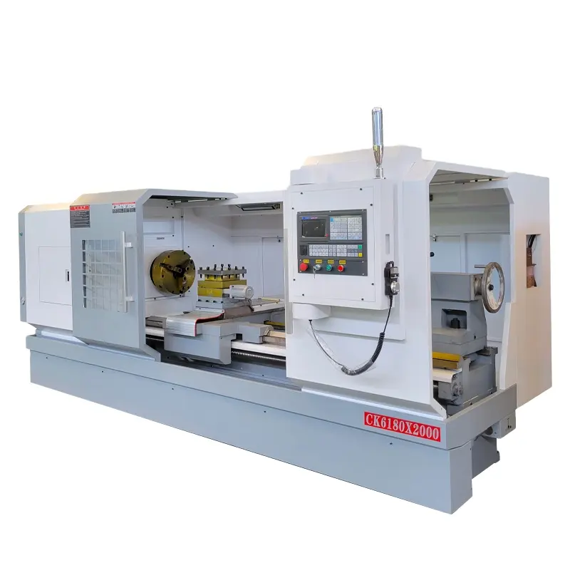 CNC Lathe Professional Manufacturers Export CK6180 Horizontal Flat Bed CNC Lathe Metal Processing CNC Lathe