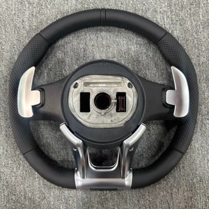 <span class=keywords><strong>Volante</strong></span> básico de cuero blanco para modelos Mercedes-Benz W212 W213 W205 W176 W247 W463 W204 W222 W238 C200 E300 Clase C - Product Image 4
