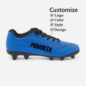 <span class=keywords><strong>Scarpe</strong></span> da <span class=keywords><strong>Calcio</strong></span> Personalizzabili in Pelle Sintetica PU per Esterni, Modello Low-Top da Uomo con <span class=keywords><strong>Tacchetti</strong></span> in TPU per Tutte le Stagioni - Product Image 3