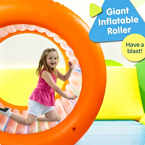 Rouleau gonflable en PVC pour enfants, aire de jeux pour pelouse et plage, jouet interactif parent-enfant, <span class=keywords><strong>piscine</strong></span> à balles pour la natation et le ramassage des balles - Product Image 4