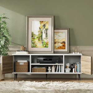 Mueble de TV Minimalista Nórdico con Diseño Moderno y Sencillo, Puede Alojar Televisores de 32 a 65 Pulgadas - Product Image 3