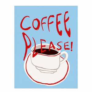 Poster in Carta Personalizzato per Caffè, Stampa Artistica Minimalista Nordica per Decorazione di Caffetterie, Cucine e Ristoranti - Product Image 1