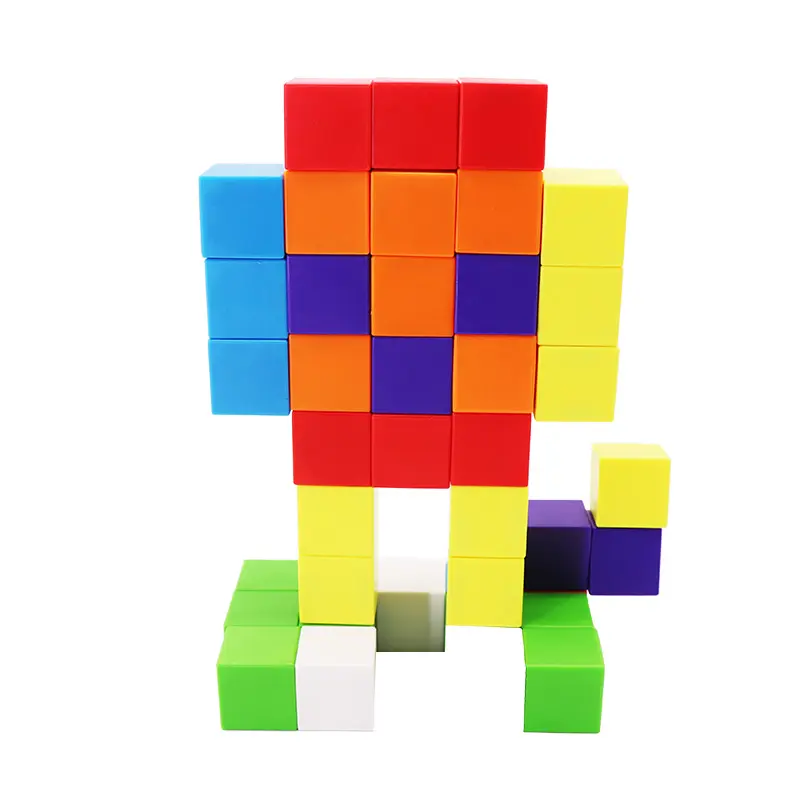 Wellbbplay mainan edukasi Puzzle kubus ajaib pesanan ketiga kubus teka-teki ajaib