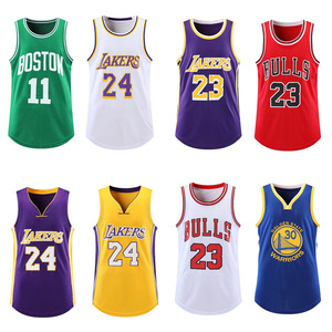Camisetas y Jerseys de Baloncesto NBA Personalizados de Fábrica al por Mayor para Hombre - Lakers James, <span class=keywords><strong>Bulls</strong></span> <span class=keywords><strong>Jordan</strong></span> - Product Image 1
