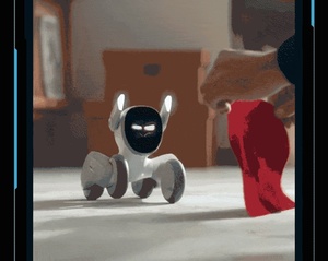 Loona Luna thông minh vật nuôi <span class=keywords><strong>Robot</strong></span> chó giáo dục Wifi đám mây hướng dẫn với lập trình đối thoại bằng giọng nói - Product Image 4