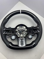 Volant sport en cuir et fibre de carbone pour Mercedes-Benz AMG C238 W222 C217 CLS W205 W213 W463 W220 W204 W223 Classe C/E C63