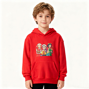 Nouveautés : Sweat à capuche K-Pop Demon Hunters pour enfants, motif dessin animé Saja Boy, en coton respirant – Cadeaux de Noël pour fans - Product Image 5