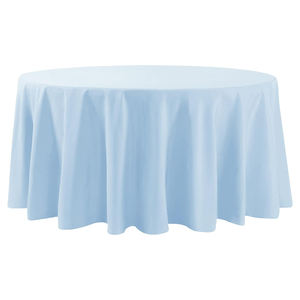White Ivory Black Table Cloth Round <b>Rectangle</b> Square 100% Polyester Table Cloth <b>Tablecloth</b> for Wedding Party - Product Image 3