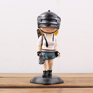 PUBG Figurines Resin Collectible Art Sculpture Abstract Cartoon Character Model Toy Gift Decor - Product Image 3