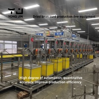 Nouvelle ligne de production de haricots secs efficace-Ligne de production de caillé de haricots secs à technologie professionnelle équipement de production de tofu