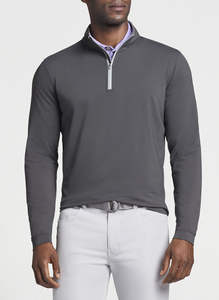 Oem personalizado ligero media cremallera cuello Golf Jersey de punto 1/4 cuarto cremallera cuello sudadera para hombres - Product Image 4