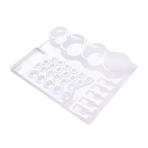 Bandeja de tinta para tatuajes al por mayor, 24 unidades, soporte para cartuchos y agujas, paleta de colores, bandeja de plástico desechable, bandeja de limpieza para estudio de tatuajes - Product Image 4