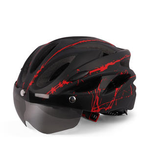 Nuevo <span class=keywords><strong>casco</strong></span> de Ciclismo de color mate de moda con lente extraíble para bicicleta de carretera - Product Image 1