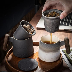 Taza <span class=keywords><strong>de</strong></span> Cerámica Shanhai <span class=keywords><strong>de</strong></span> Gran Capacidad Alpine <span class=keywords><strong>con</strong></span> <span class=keywords><strong>Filtro</strong></span> y Tapa, Taza <span class=keywords><strong>de</strong></span> Té, <span class=keywords><strong>Tazas</strong></span> y Platillos para el Hogar - Product Image 2