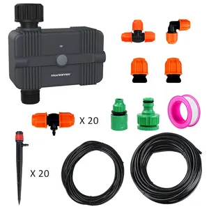 Automatisches Mikro-Tropf bewässerungs system Garden Drip Irrigation Spray Selbstbewässerungs-Kits mit Smart Wifi Water Timer