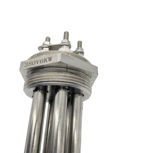 공장 가격 히터 관형 핀 240v 오일 물 관형 전기 저항 가열 요소 핀 관형 덕트 히터 - Product Image 6