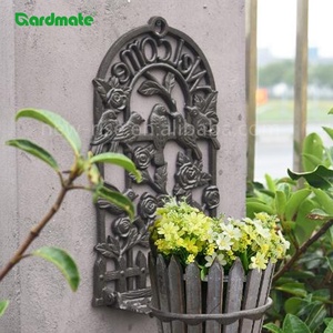 Support <span class=keywords><strong>mural</strong></span> pour plantes en fonte GARDMATE pour jardin, maison, <span class=keywords><strong>porte</strong></span> d'entrée, balcon, patio, ferme, intérieur, <span class=keywords><strong>extérieur</strong></span>, <span class=keywords><strong>porte</strong></span>-bague - Product Image 5