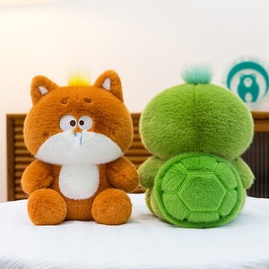 Juguetes de Peluche Suaves y Adorables, Gato Calicó, Oso Pardo, Dinosaurio, Ardilla, Muñecos de Peluche, Compañeros para Niños, Decoración del Hogar - Product Image 6