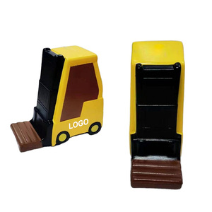 Promotional Stress Balls PU Soft Forklift Truck Shape Stress Toy Personalized Giveaway