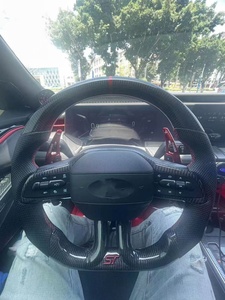 Volant en fibre de carbone personnalisé YLA pour Ford Focus MK4 MK8 <span class=keywords><strong>Fiesta</strong></span> ST <span class=keywords><strong>MK7</strong></span> <span class=keywords><strong>MK7</strong></span>.5 - Product Image 6