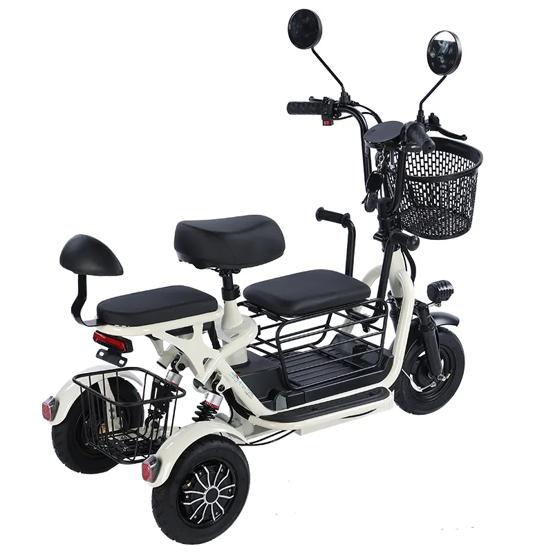 2024 Electric Scooter 400W 48V 20ah Lithium Battery Fast Speed 24km/h Moto Bike For Adult