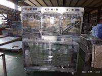 Cages vétérinaires en acier inoxydable EUR VET pour hôpitaux vétérinaires, équipement d'oxygénothérapie, cages de soins intensifs pour chiens et animaux de compagnie